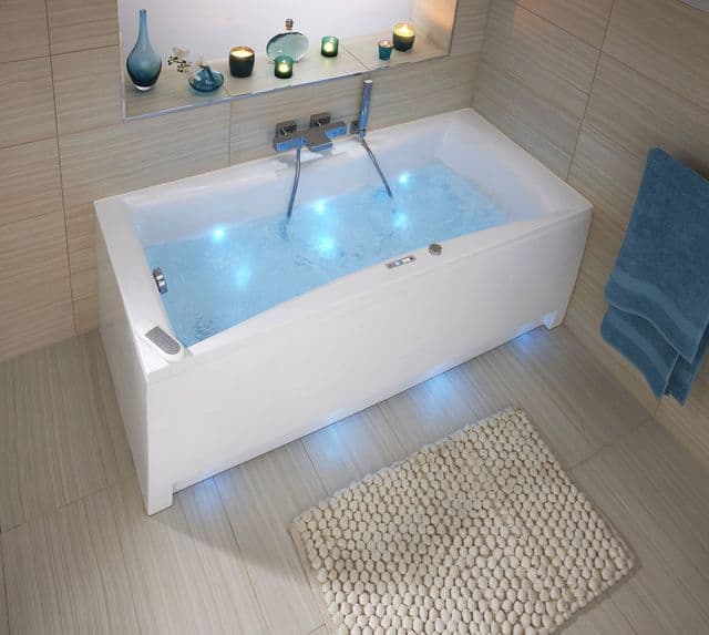 Baignoire lumineuse